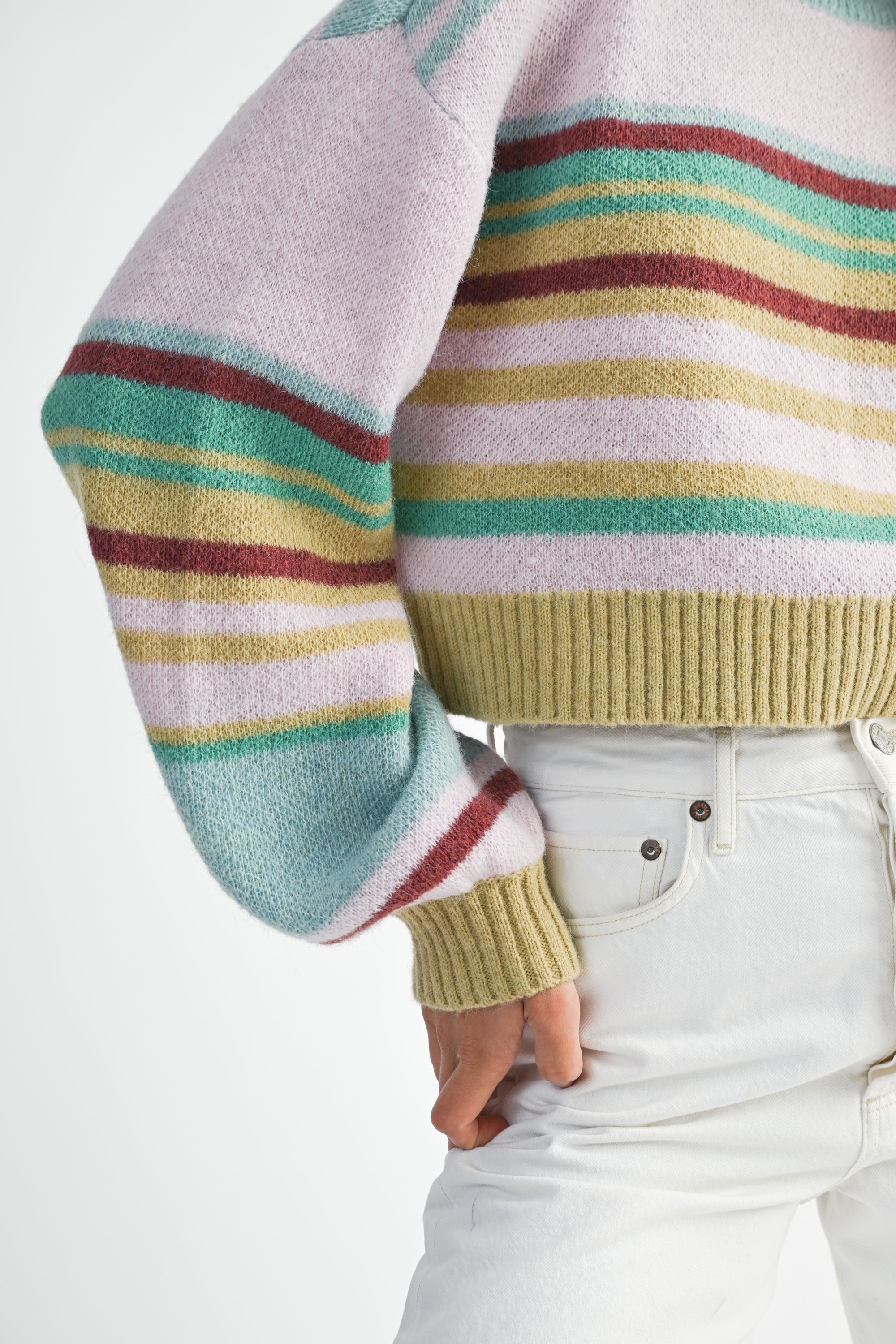 Mable Stripe Pullover Knit Sweater