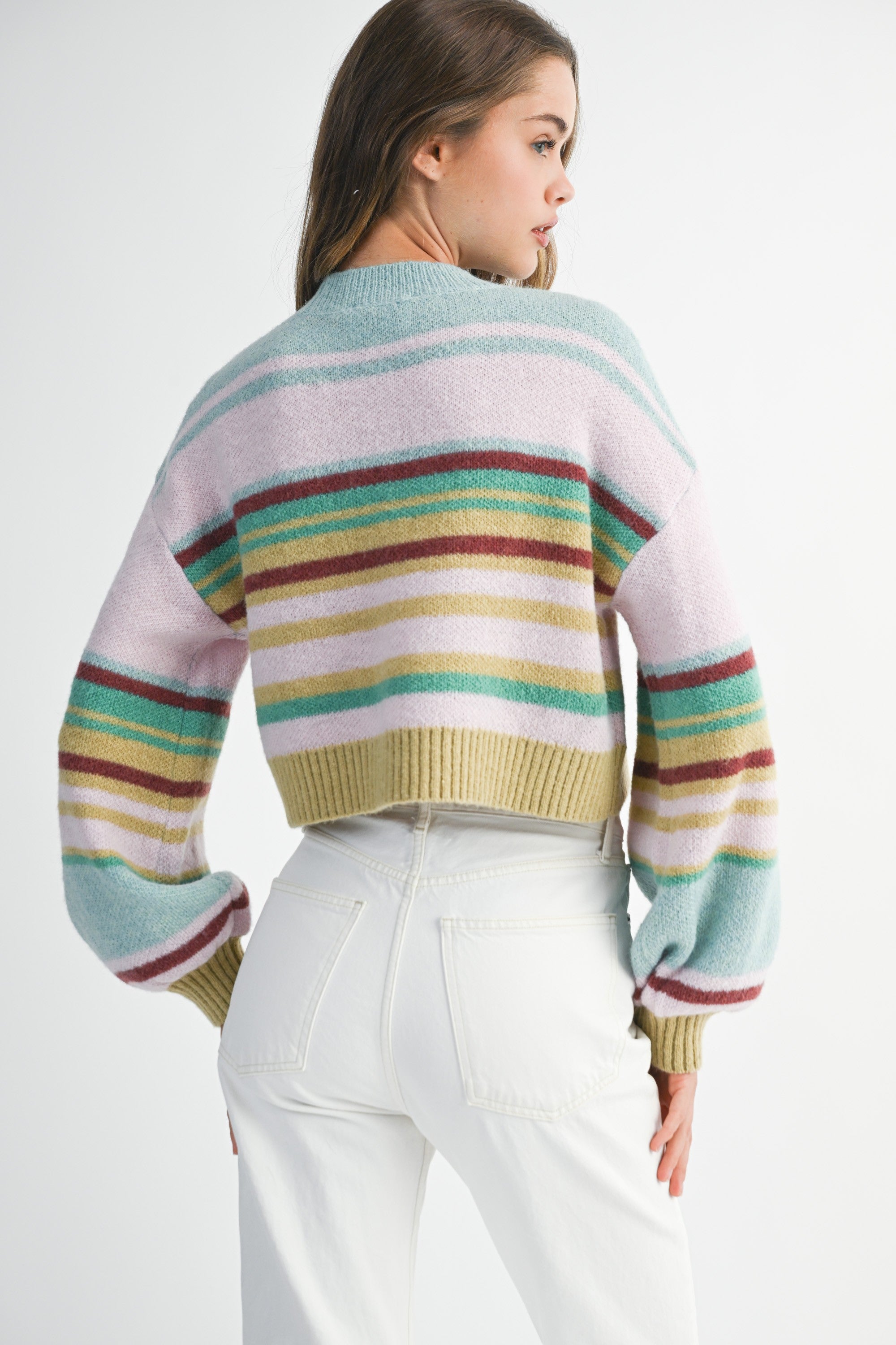 Mable Stripe Pullover Knit Sweater