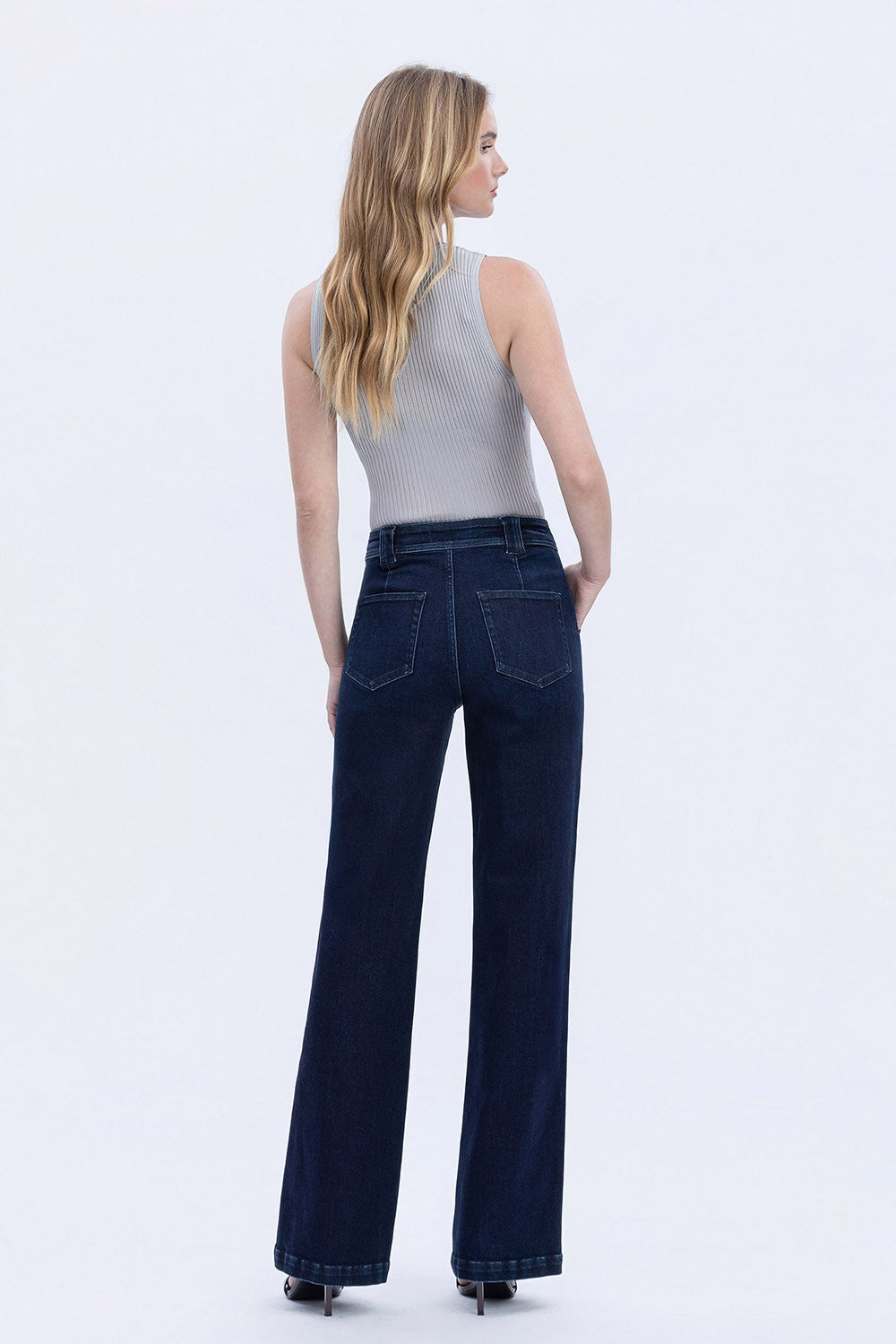 Vervet Super High Rise Full Length Vintage Flare Jeans