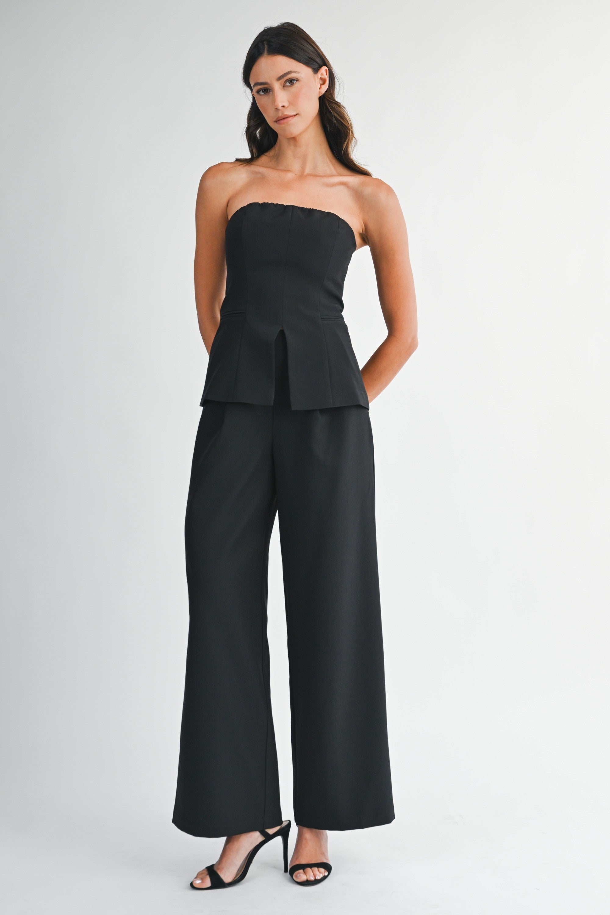 Mable Strapless Tailored Tube Top
