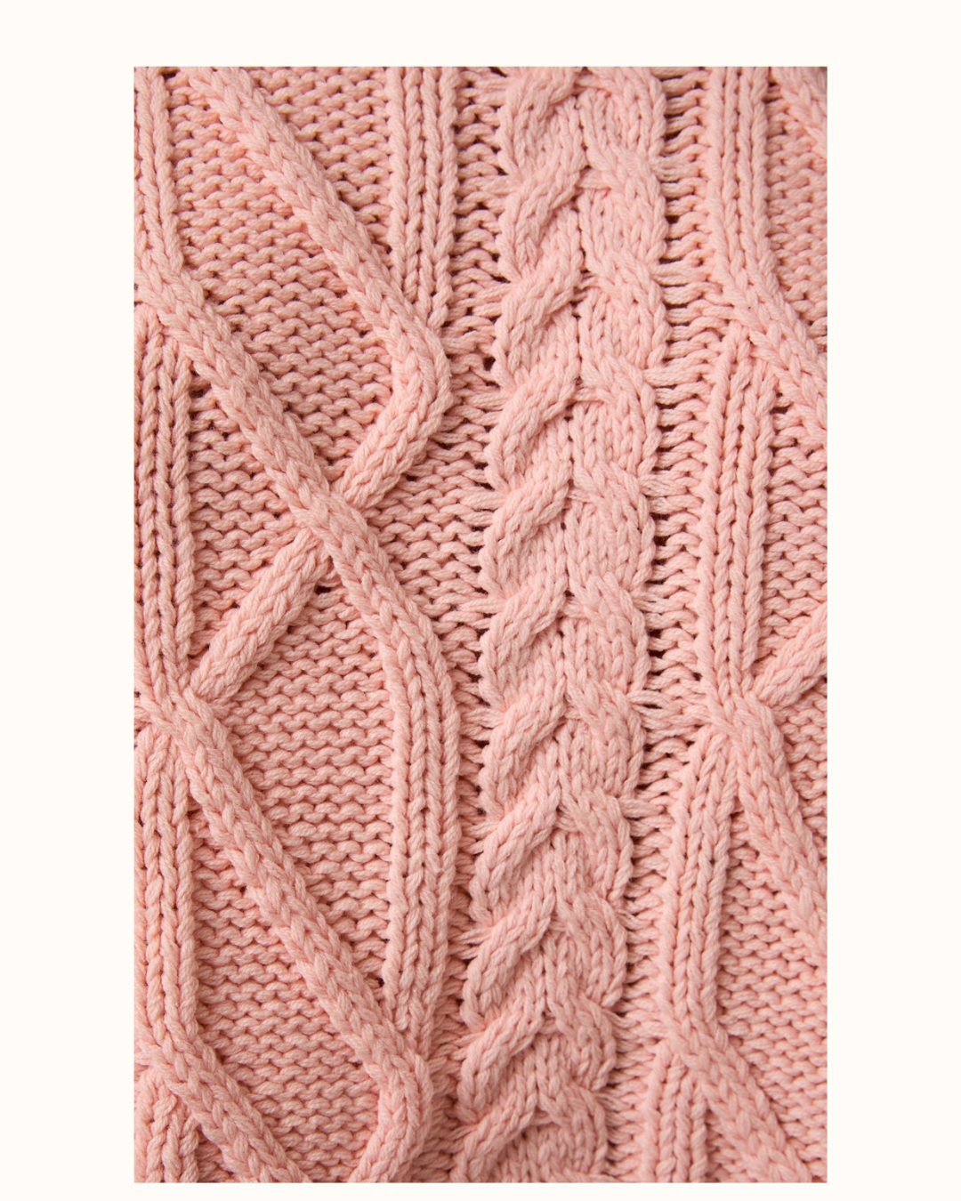 Vine & Love Coral Knit Sweater