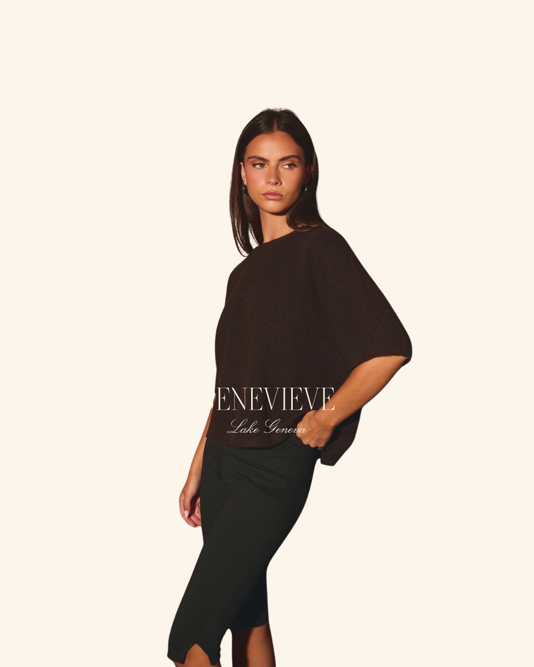 Le Lis Short Sleeve Sweater Top
