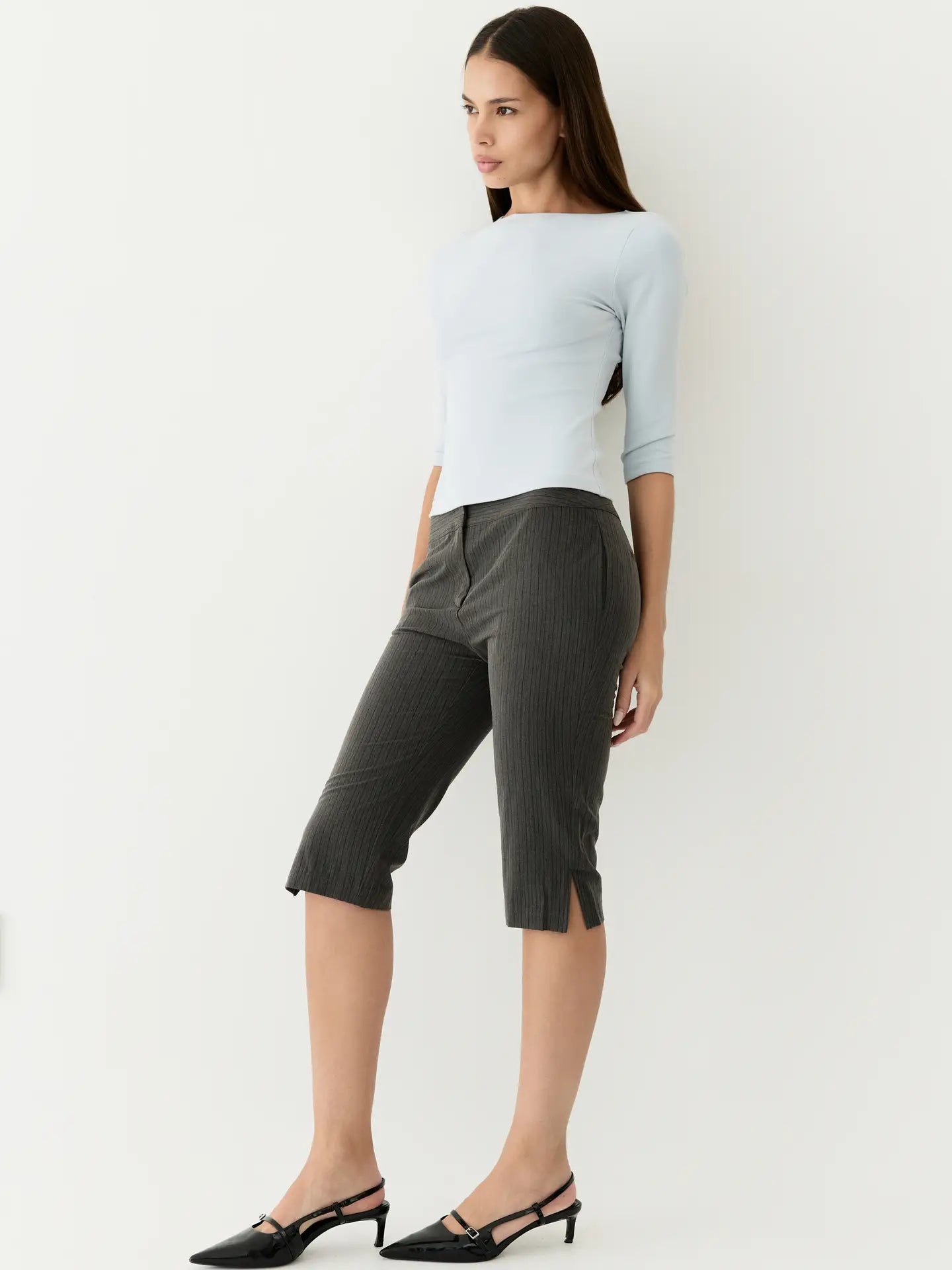 All Row Brushed Knit Top