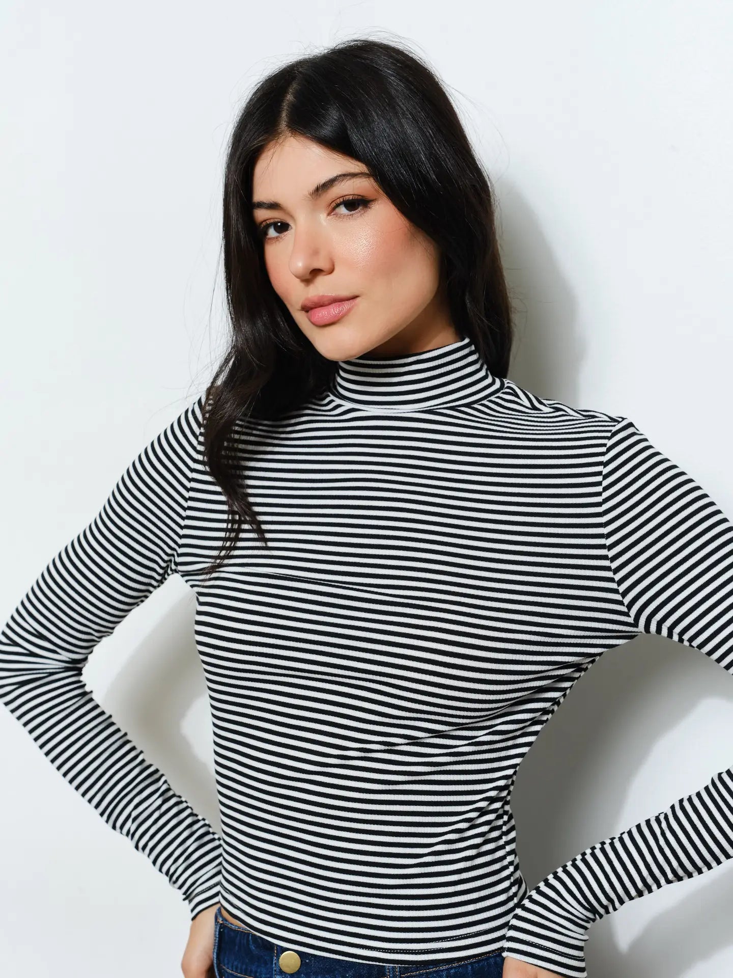 Pretty Garbage Porter Turtle Neck Top