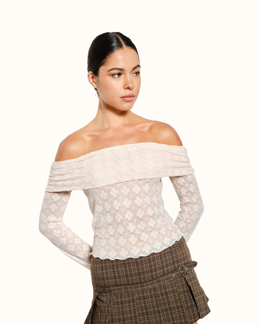 Pretty Garbage Briella Off Shoulder Top