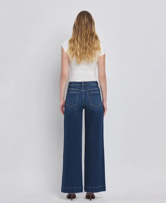 Vervet High Rise Wide Trouser Jeans