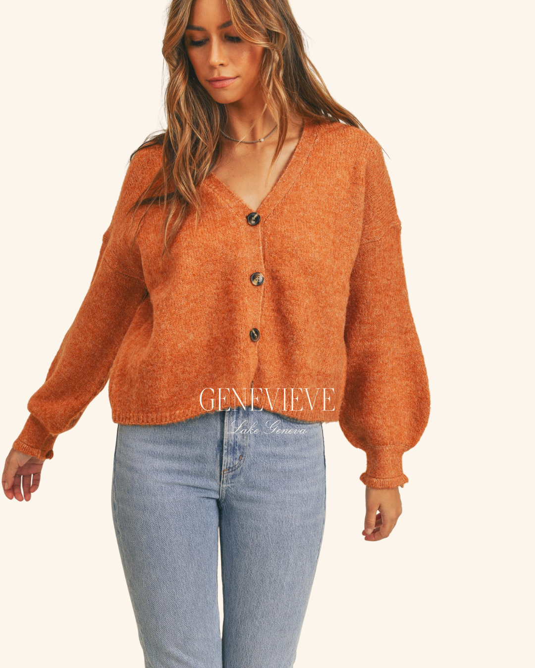 Mable Rust Cardigan