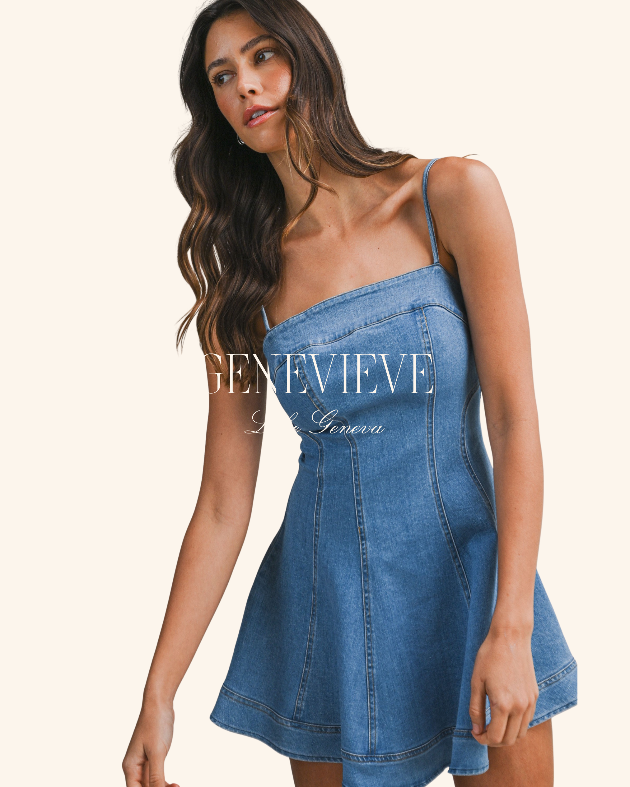 Mable Denim Mini Dress