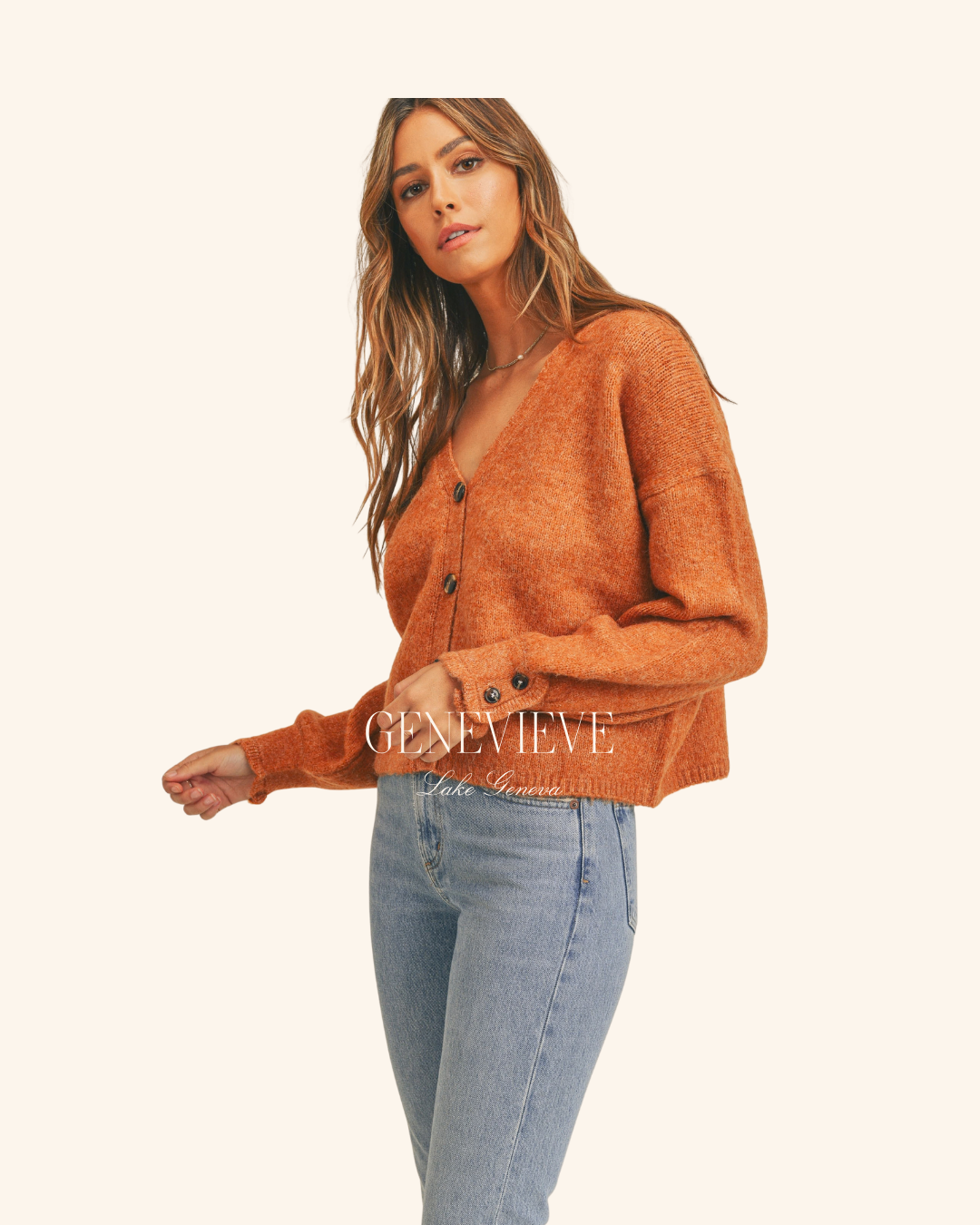 Mable Rust Cardigan