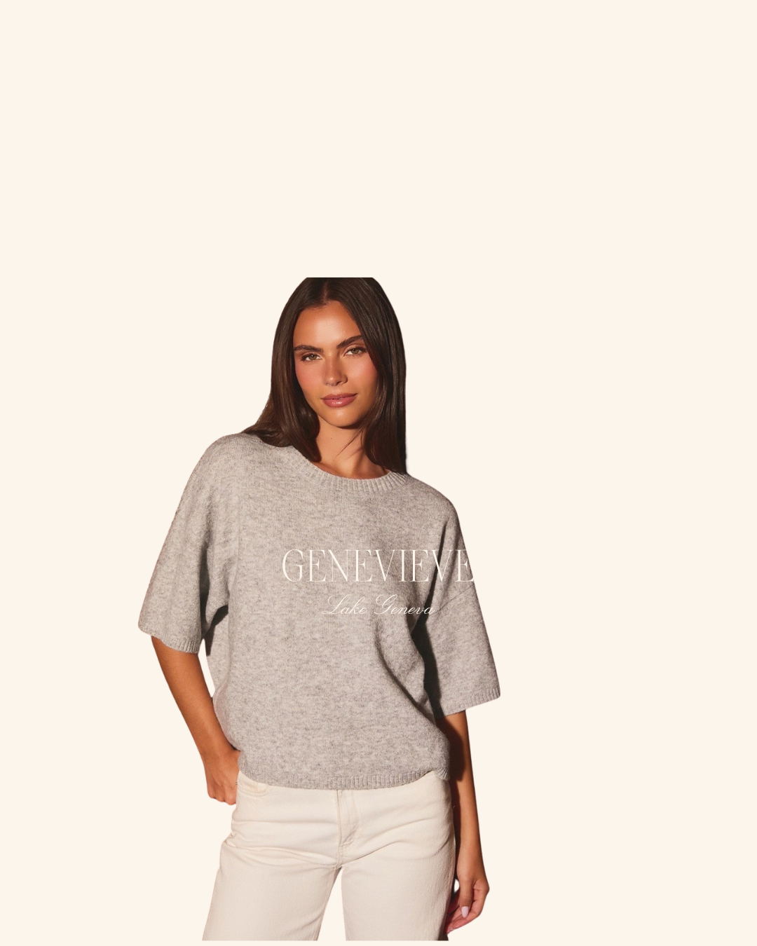 Le Lis Short Sleeve Sweater Top