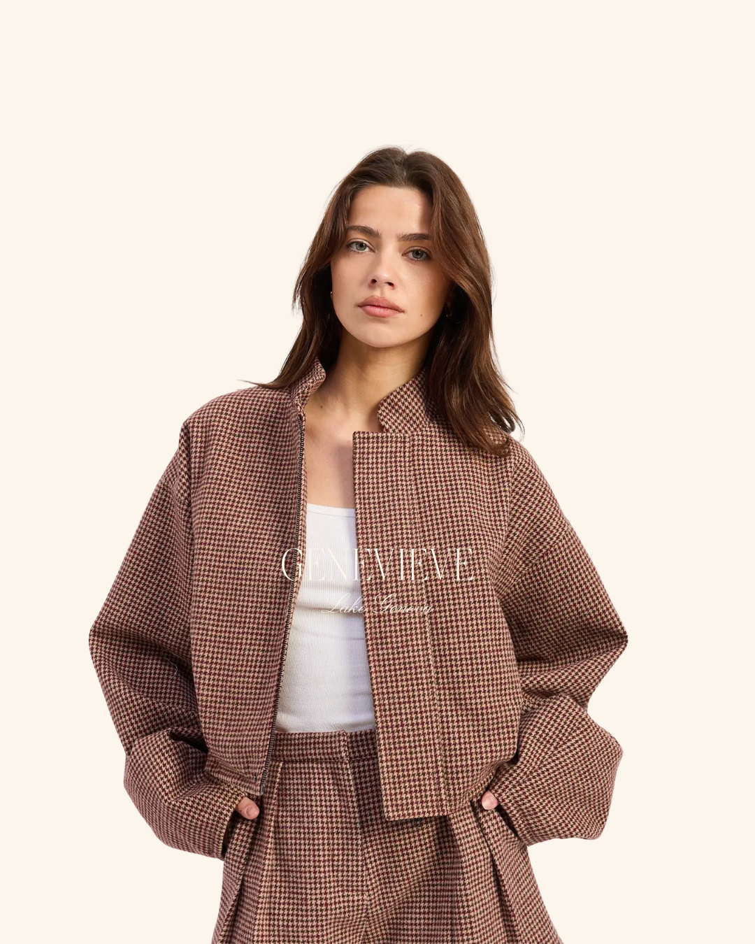 Emory Park Red Brown Hounds Jacket
