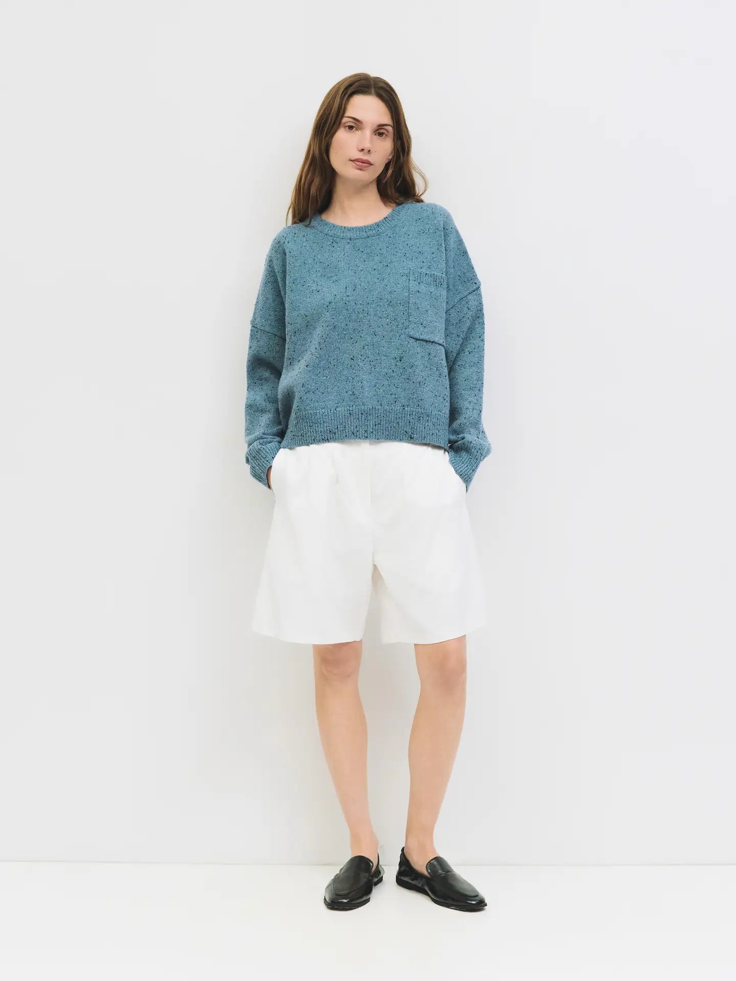 All Row Speckled Confetti Sweater