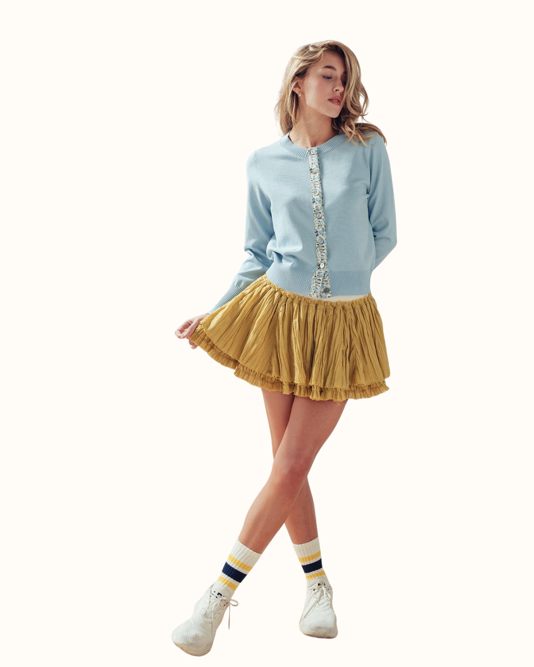 Urban Daizy Floral Detail Cardigan