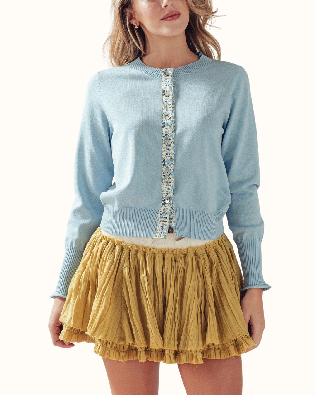 Urban Daizy Floral Detail Cardigan