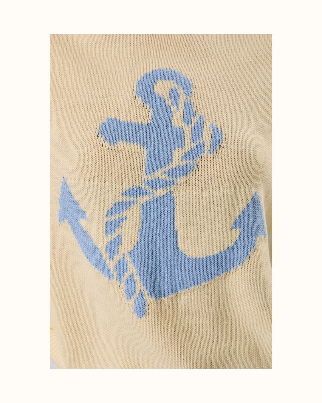 LeLis Blue Anchor Sweater