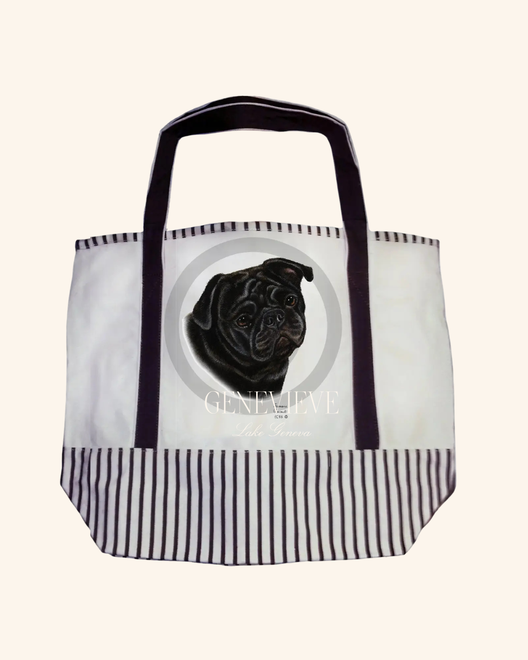 Pug Tote Bag