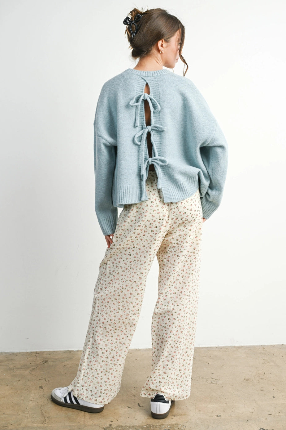 Buttermelon Tie-Back Sweater (Various Colors)