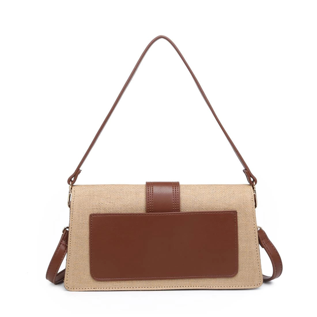 Violet Straw Crossbody