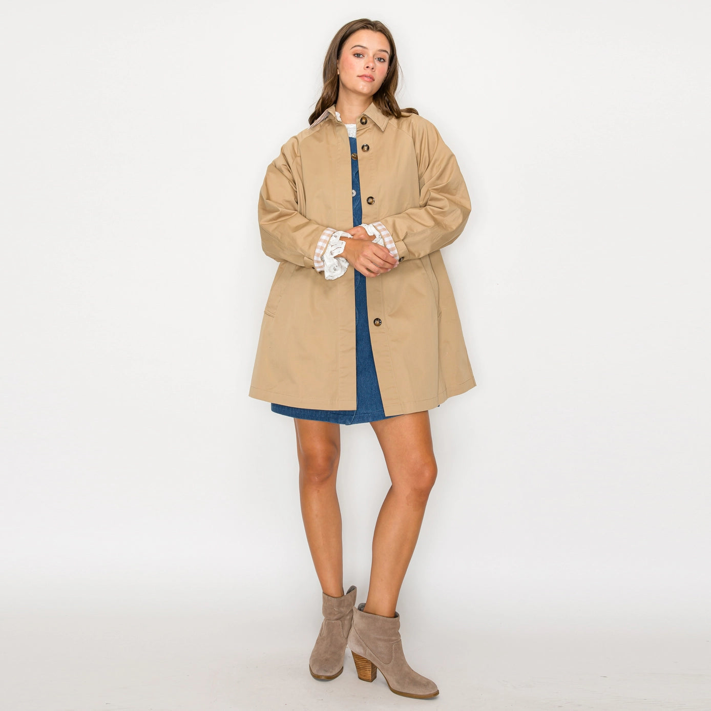 Love Wednesday French Trench Coat