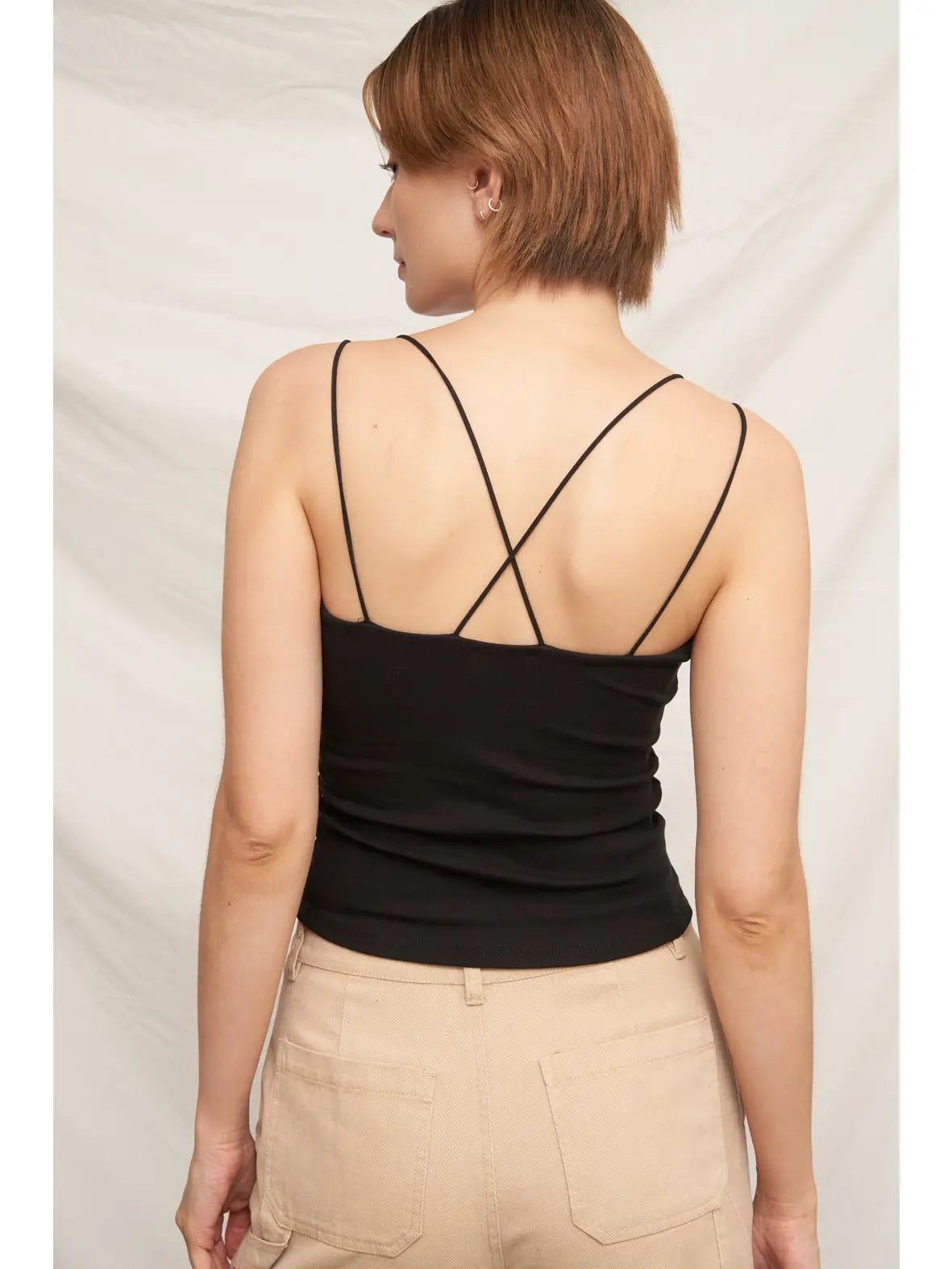 En Crème Strappy Padded Cami Top (Various Colors)