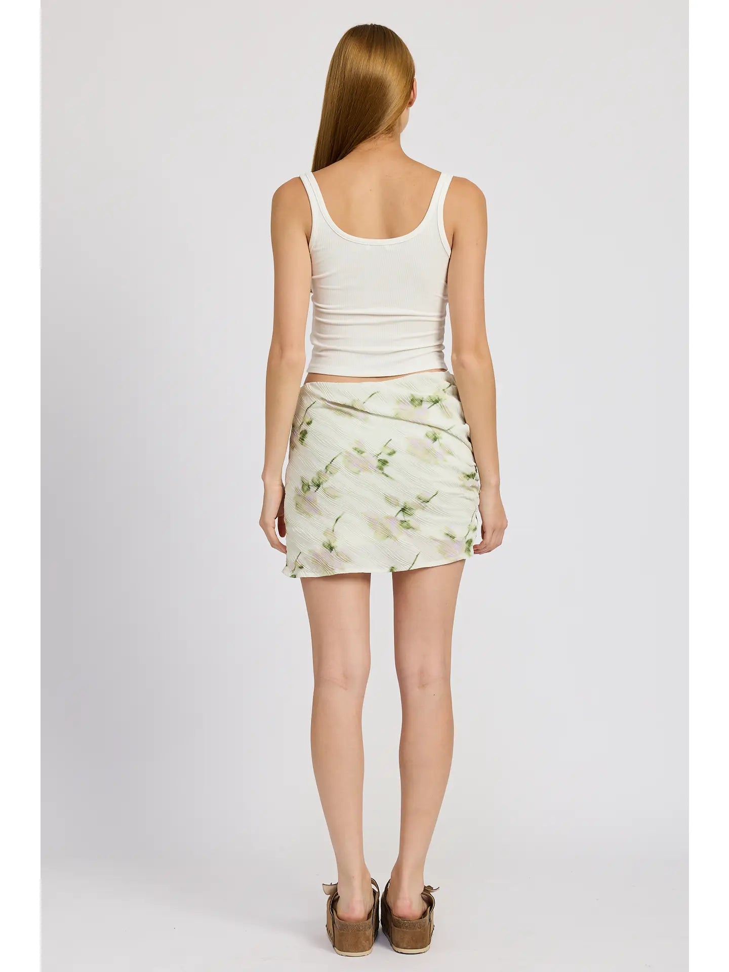 Emory Park Floral Pencil Skirt with Side Slit