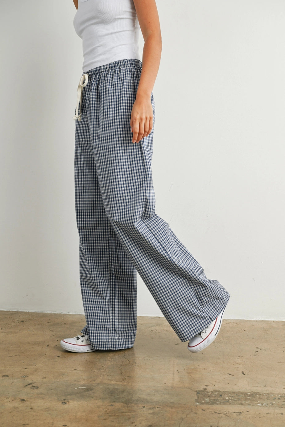 Buttermelon Loose-Fit Tie-Front Pants