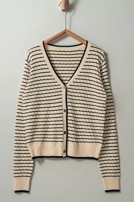 Urban Daizy Pyramidal Striped Cardigan