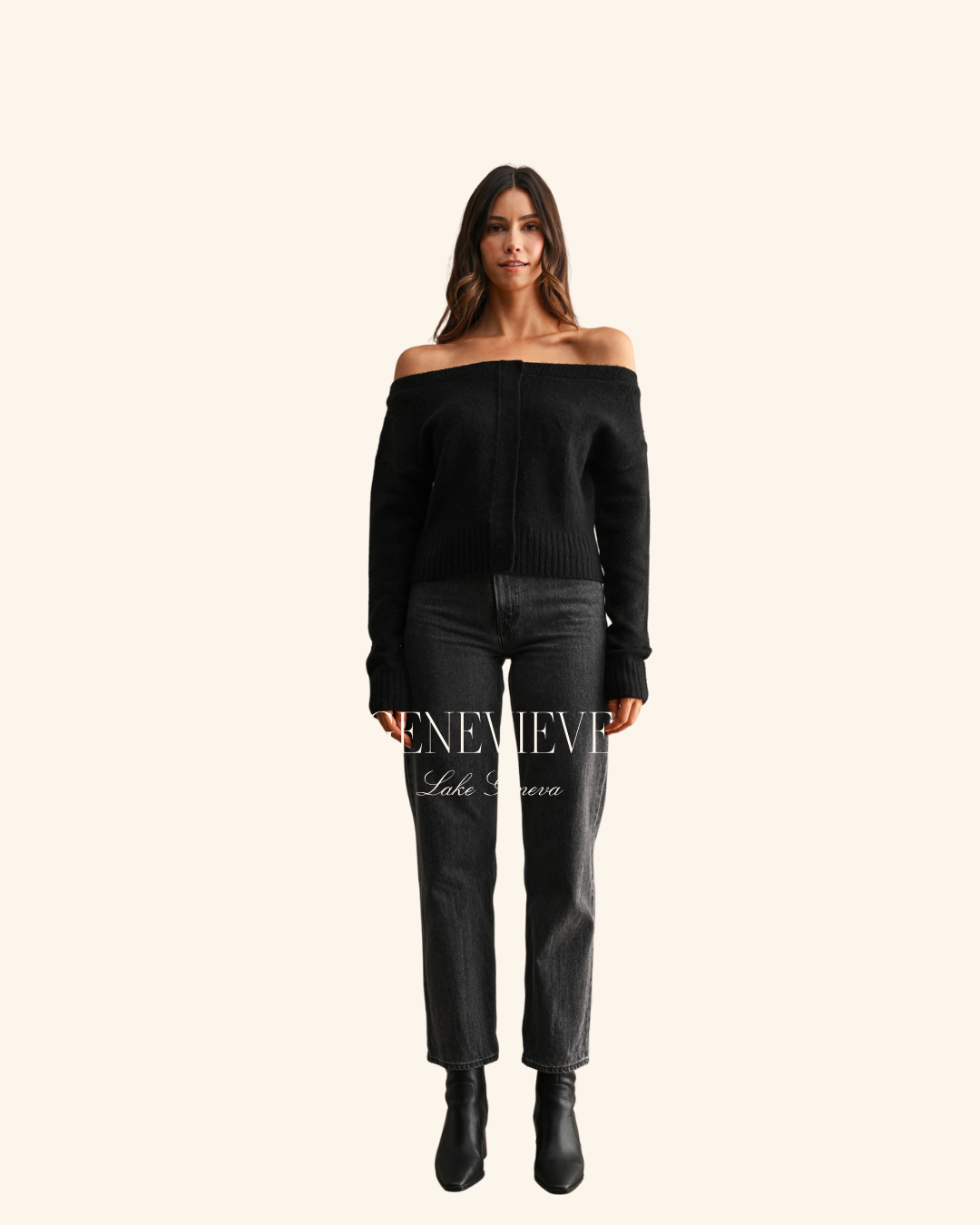 Mable Black O/S Sweater