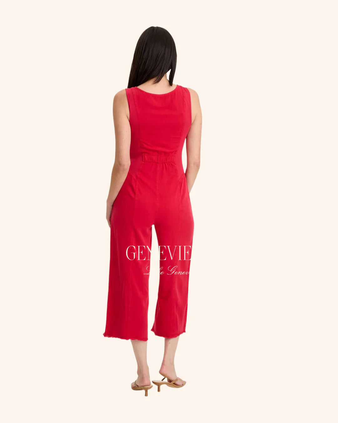 Wearables Linette Jumpsuit Red