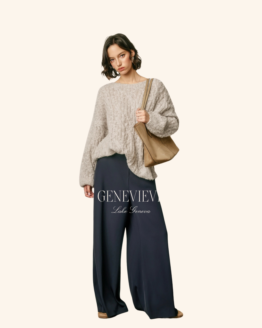 Dress Forum Wide Leg Elastic Pant