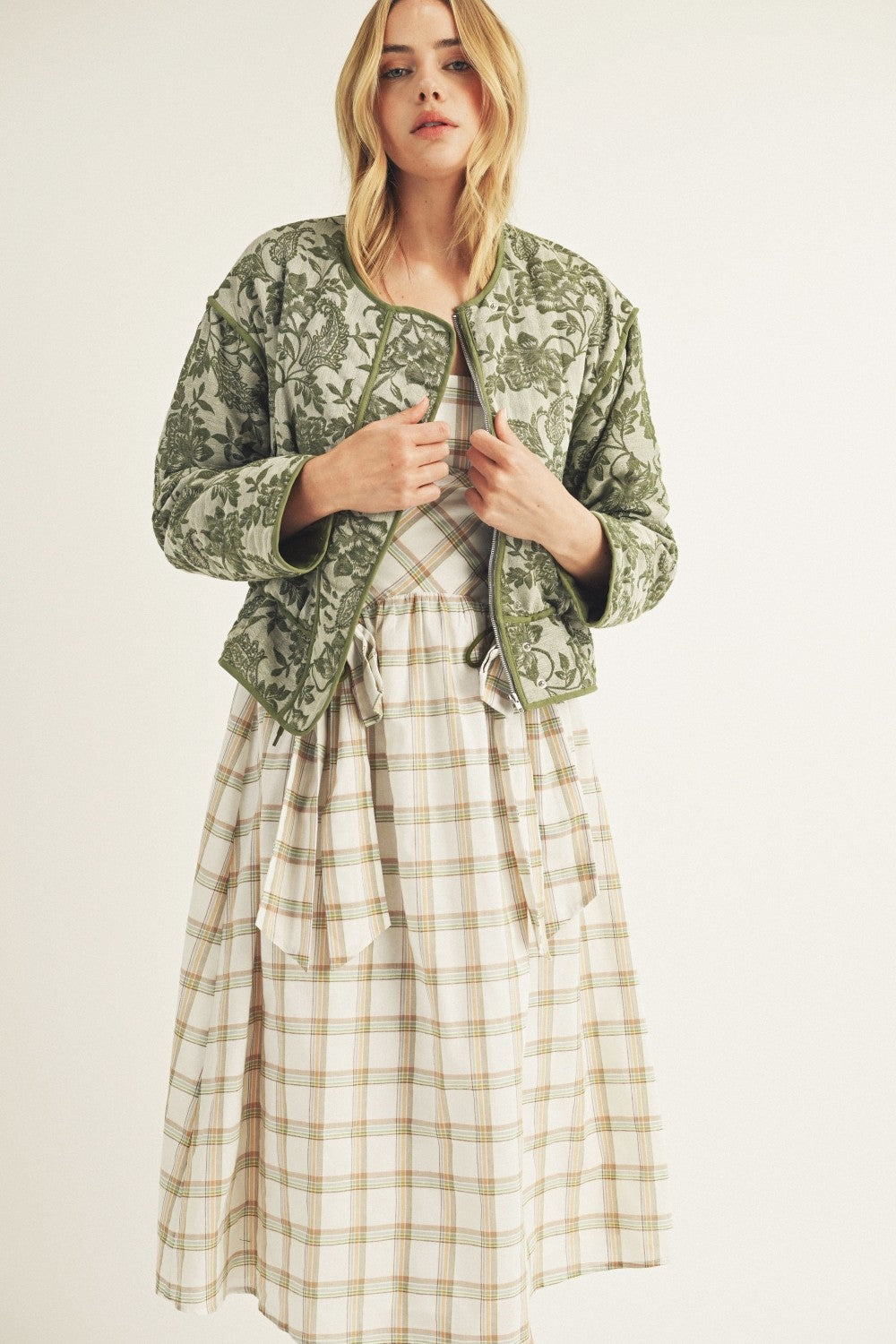 Storia Floral Print Padded Jacket