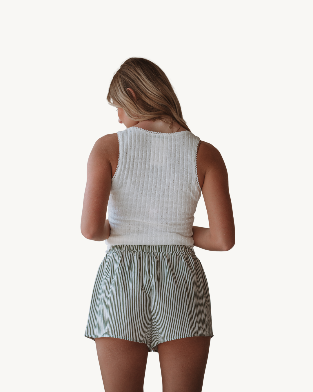 Emory Park Sage Stripe Shorts