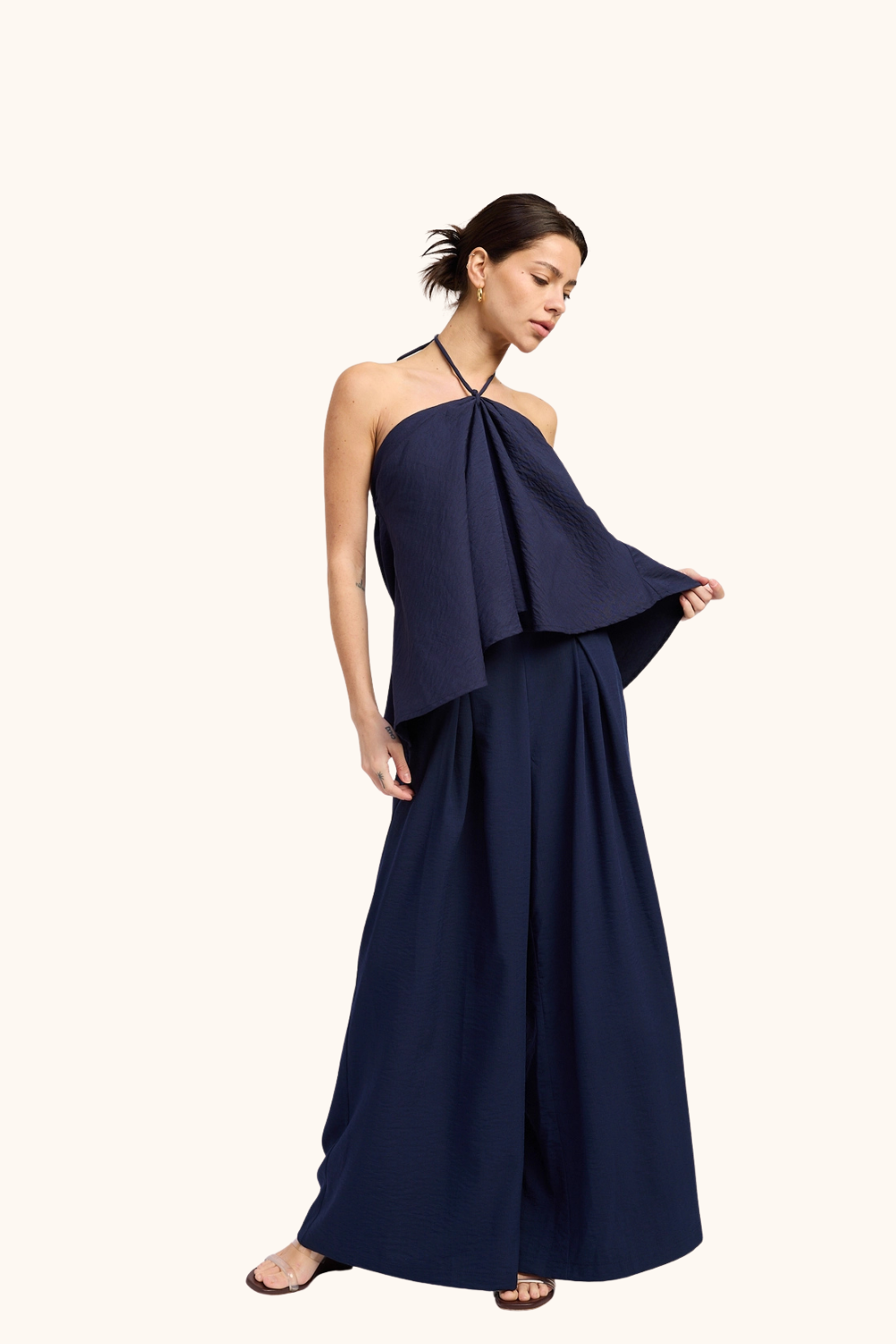 Emory Park Navy Linen Halter