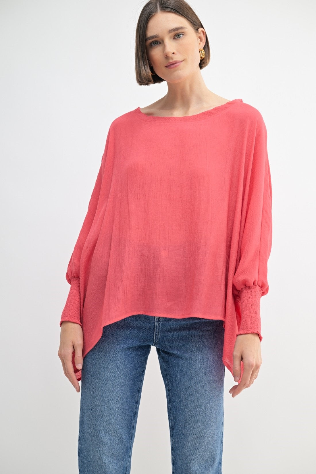 Fun2Fun Solid Oversized Top (Various Colors)