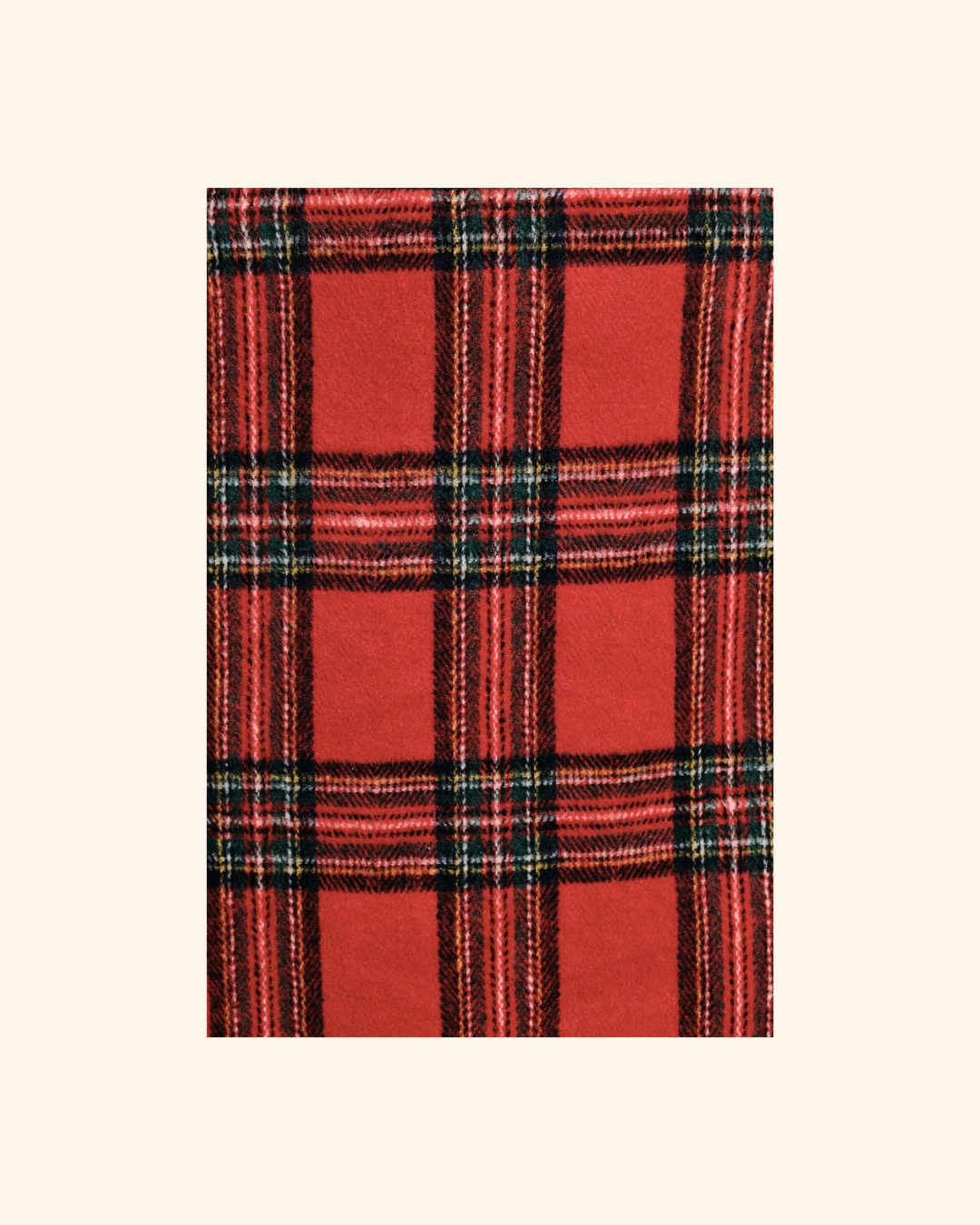 Sunday Edition High Waist Red Plaid Mini