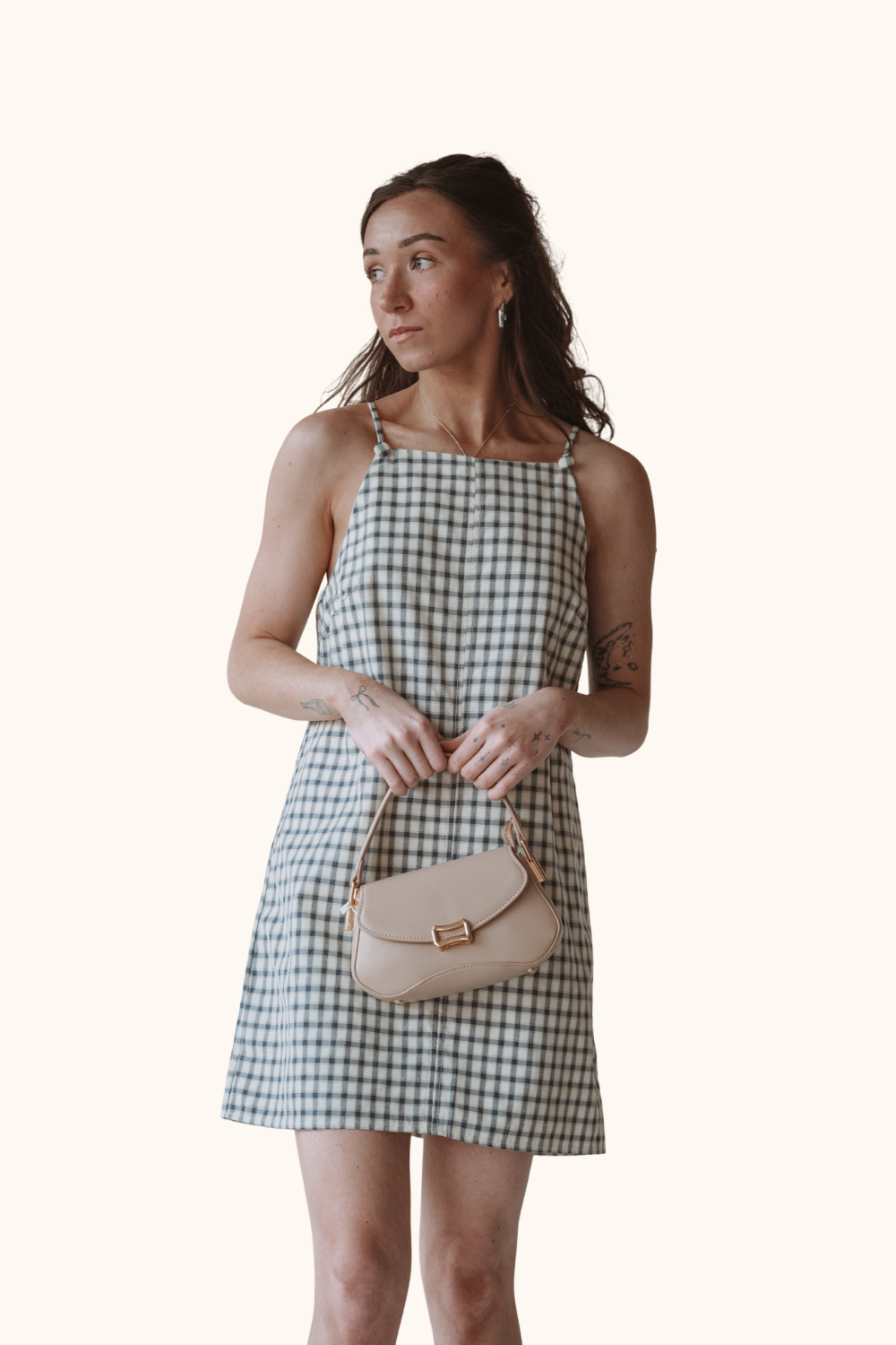 Storia Gingham Mini Dress