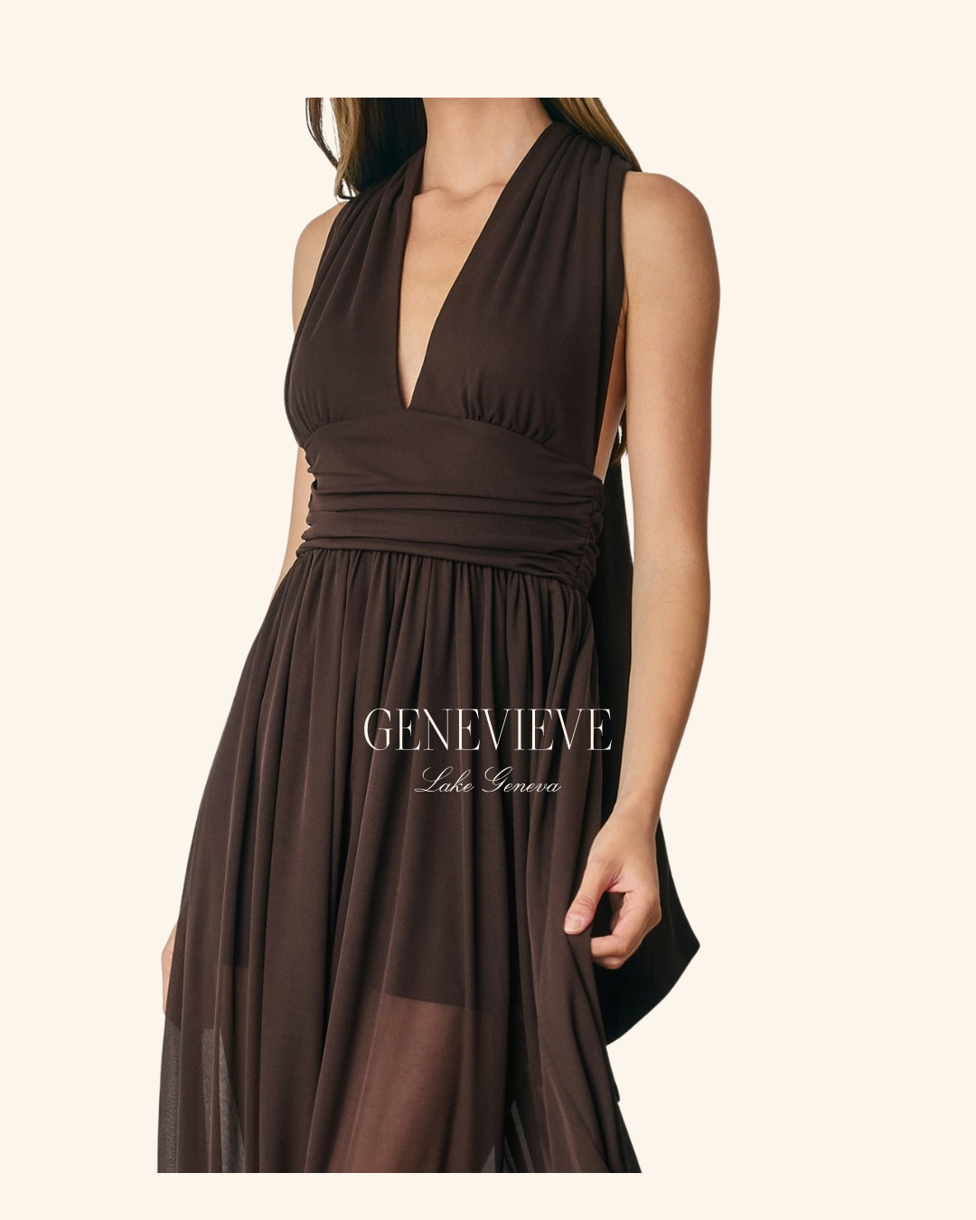 Dress Forum Dark Rum Dress