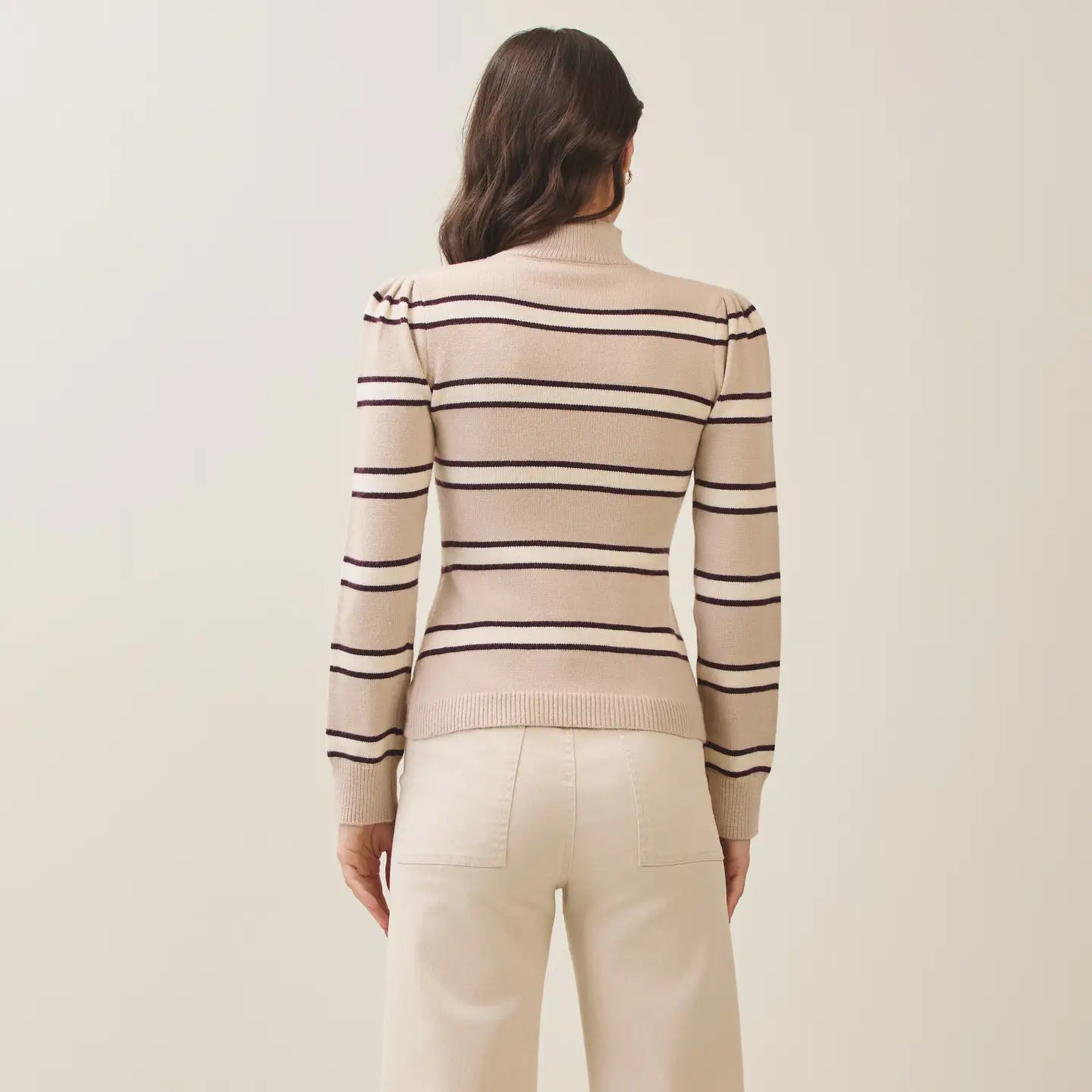 Able Striped Turtleneck Sweater