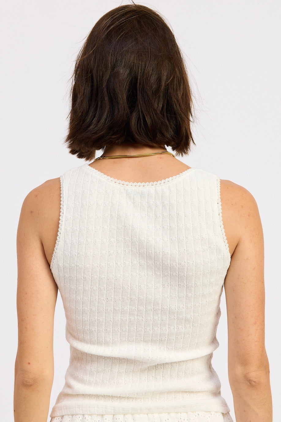 Emory Park V Neck Sleeveless Rib Tank Top