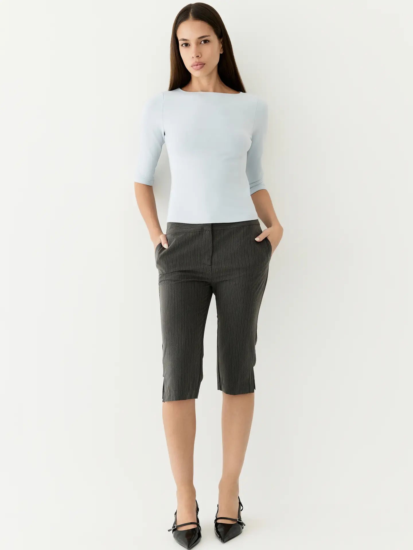 All Row Brushed Knit Top