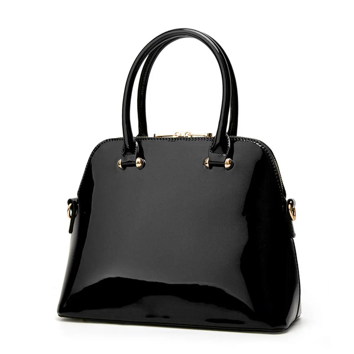 Leather Shiny Handbag