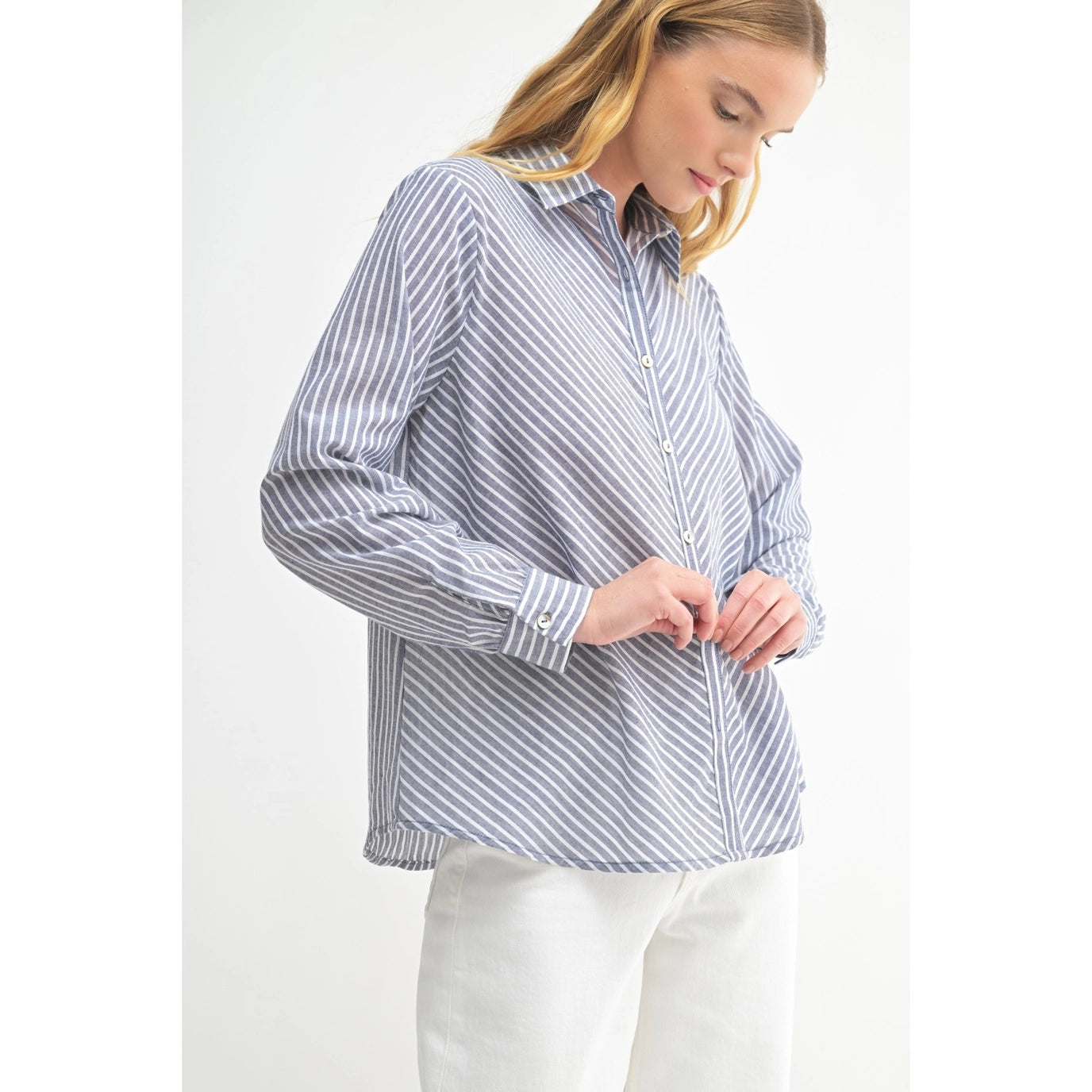 Fun2Fun Diagonal Stripe Shirt
