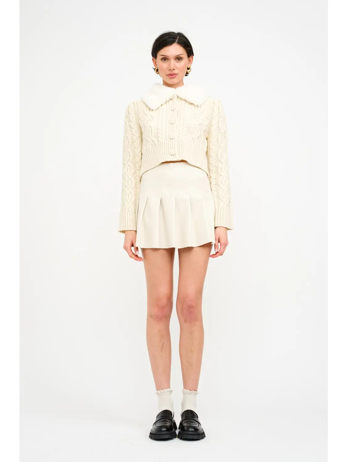 Sofie The Label Ivory Area Ivory Skirt