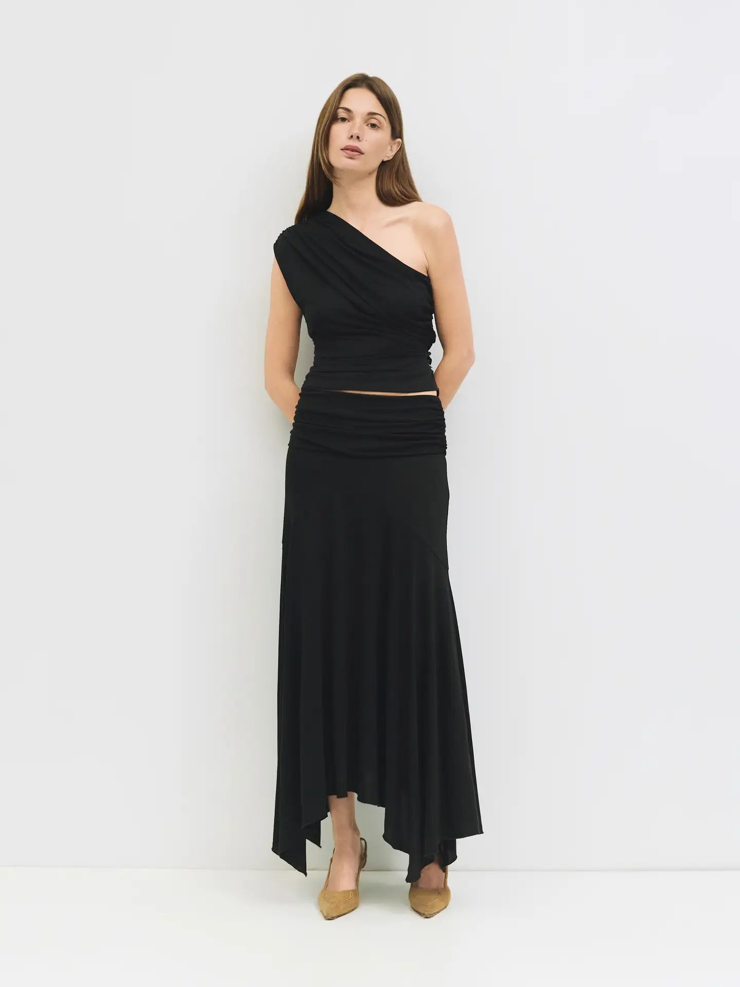All Row Off-The-Shoulder Blouse