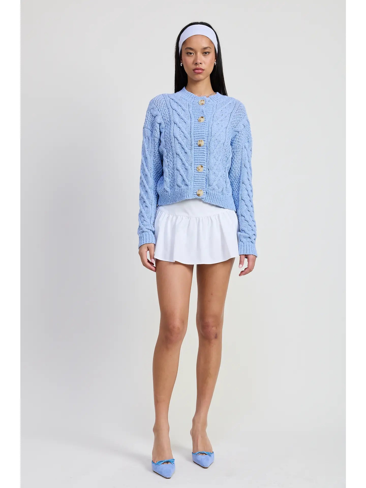 Emory Park Chunky Cable Knit Cardigan