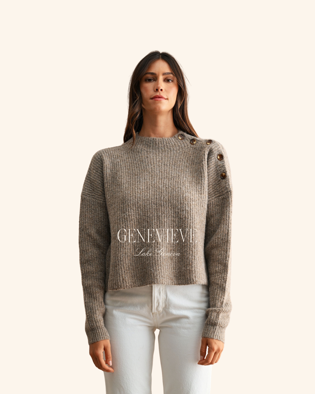 Mable Shoulder Button Sweater