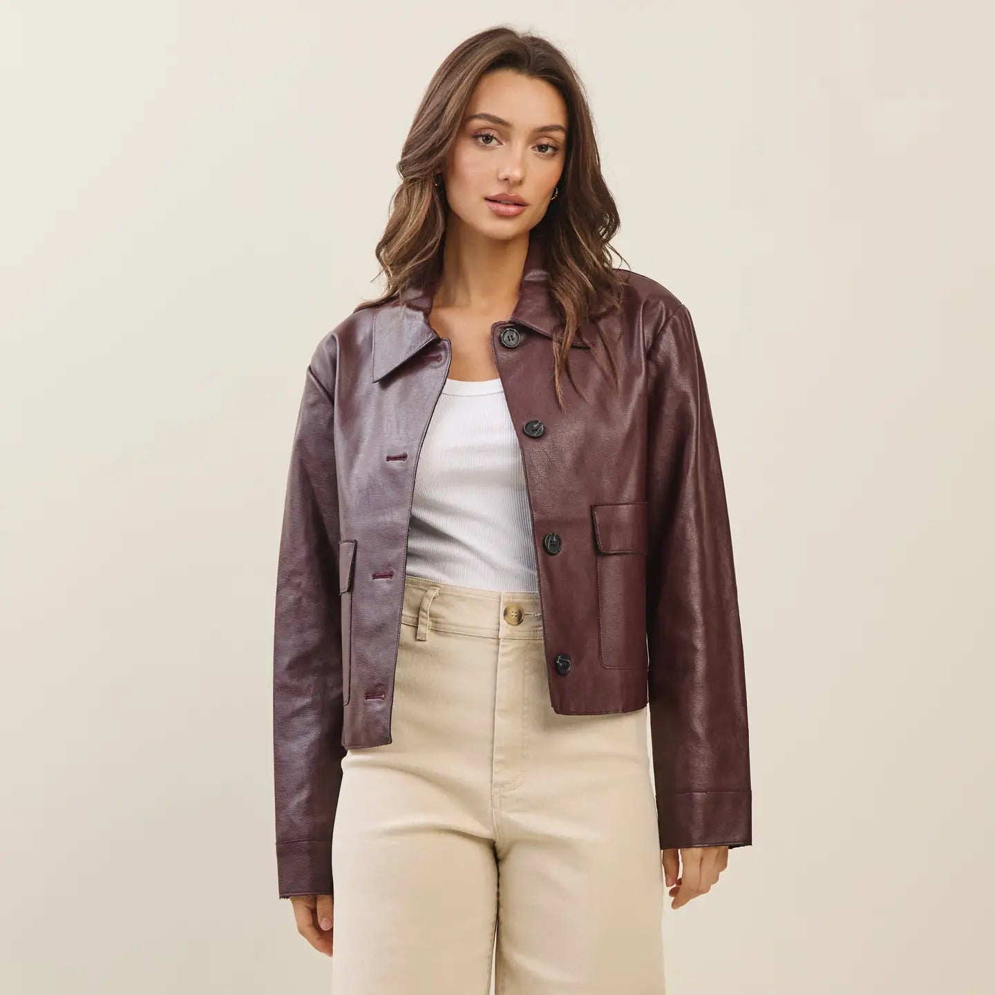 Able Vegan Leather Jacket (Various Colors)