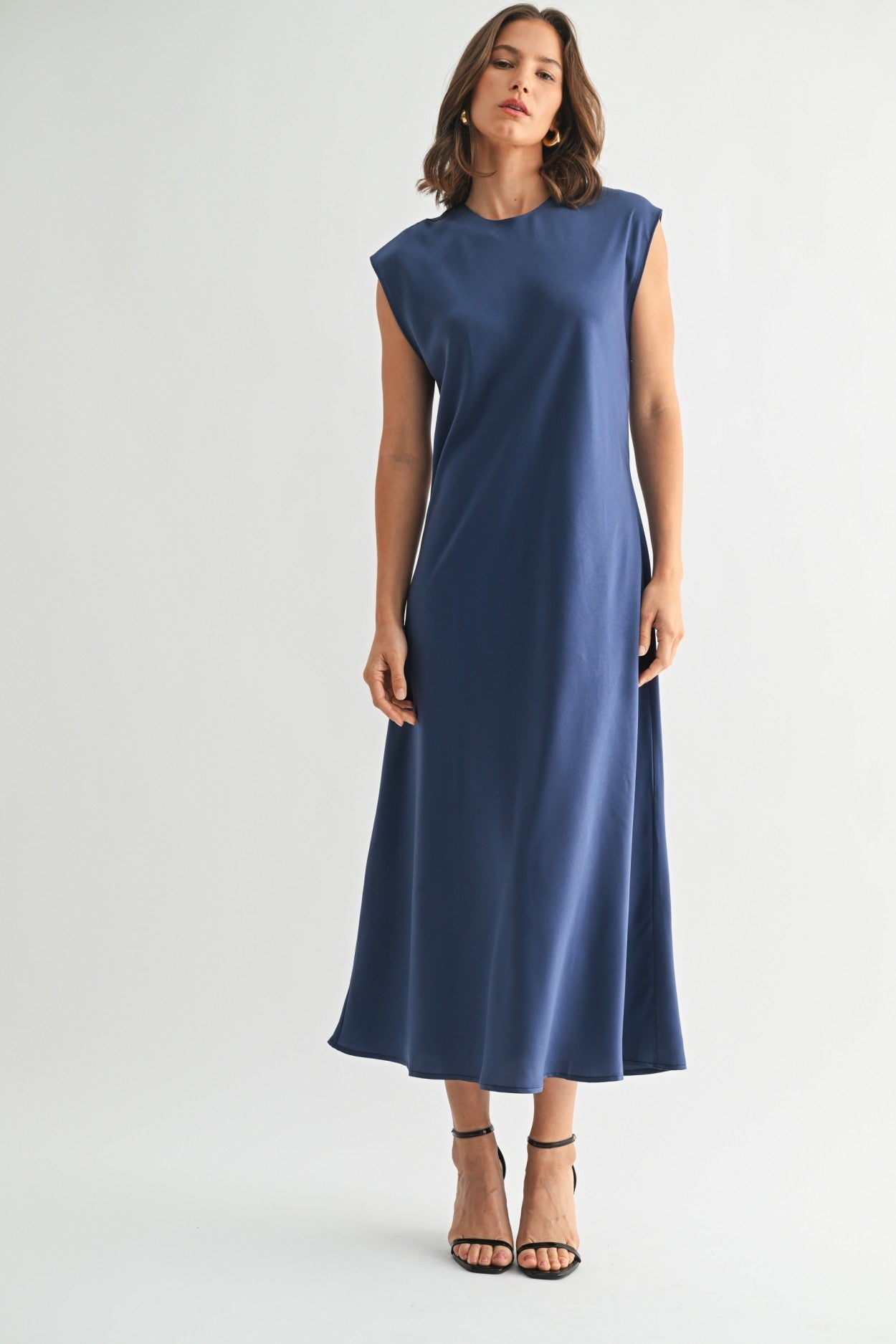 Fun2Fun Satin Maxi Dress