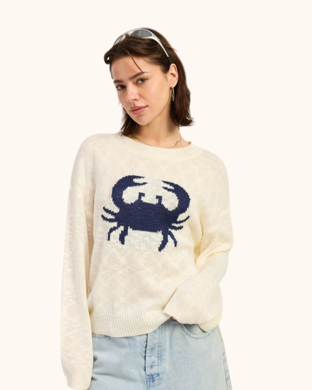 Emory Park Blue Crab Sweater