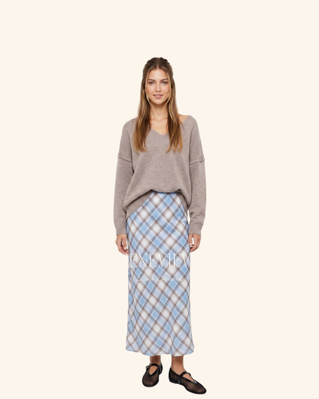 Twenti Mushroom V neck Sweater